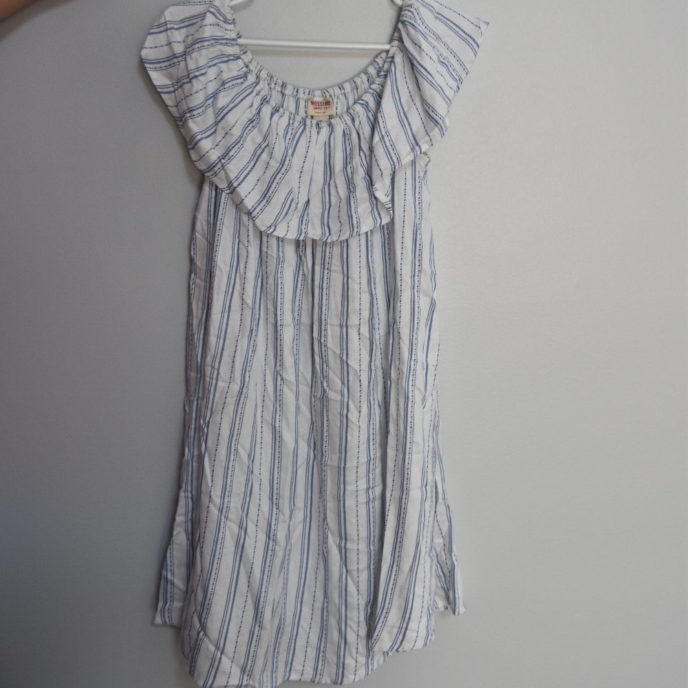 Mossimo Blue and White Stripped Dress Size Medium